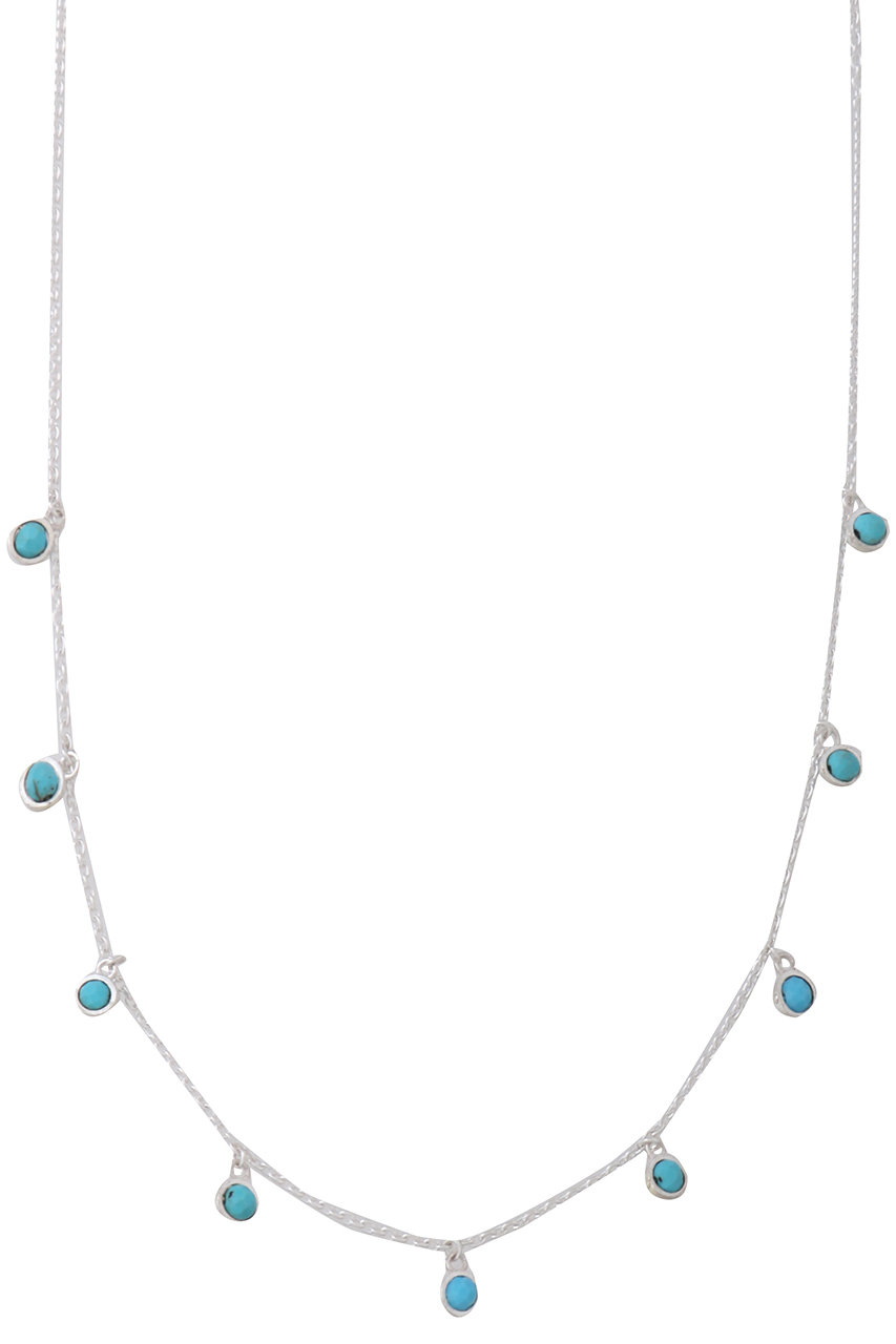 DAISY LONDON Turquoise Charm ネックレス (シルバー, UNI) デイジー ロンドン ELLE SHOP DAISY LONDON Turquoise Charm ネックレス (シルバー, UNI) デイジー ロンドン ELLE SHOP
