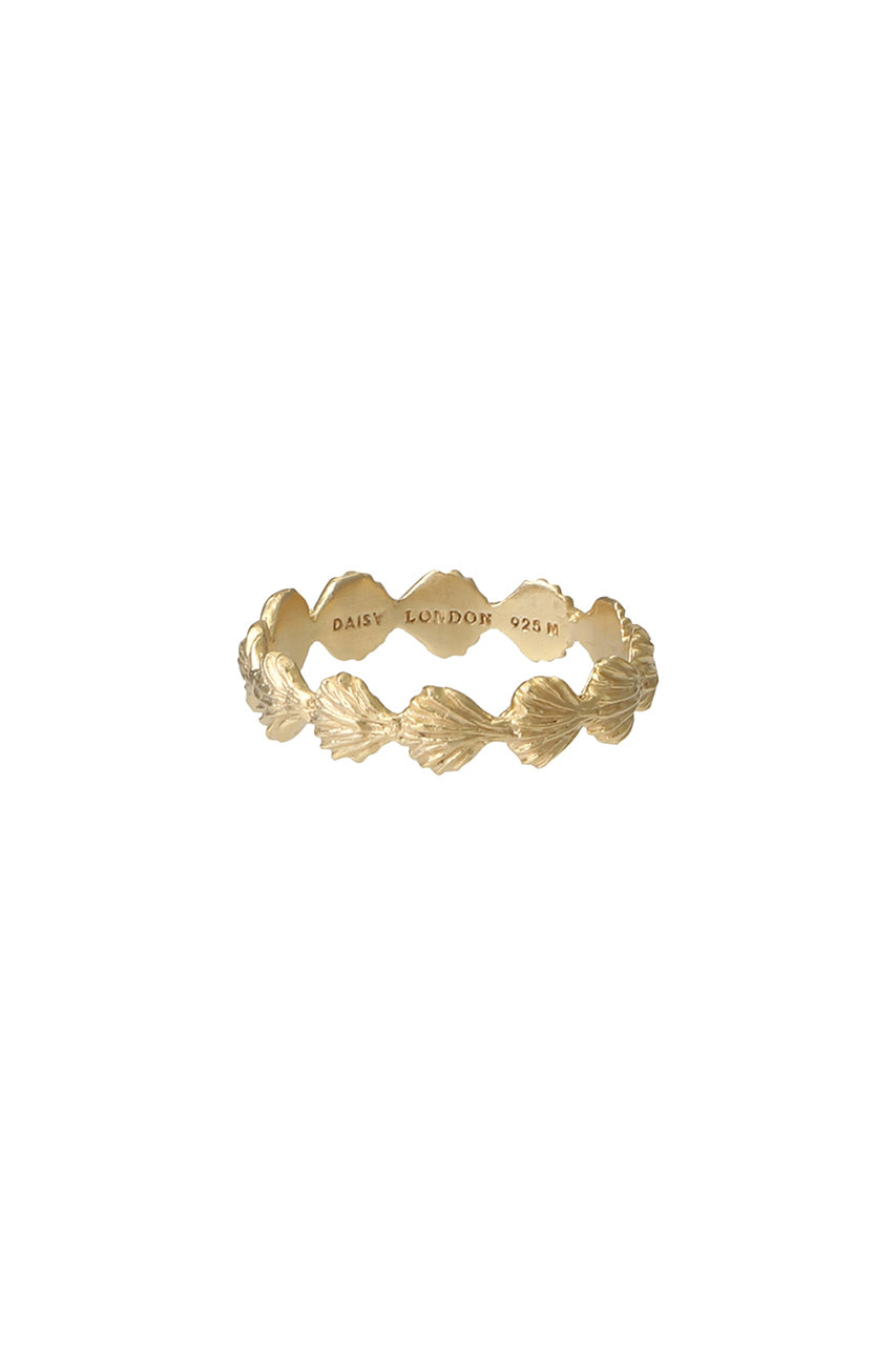 DAISY LONDON Shell Stacking リング (ゴールド, M(11号~13号)) デイジー ロンドン ELLE SHOP DAISY LONDON Shell Stacking リング (ゴールド, M(11号~13号)) デイジー ロンドン ELLE SHOP