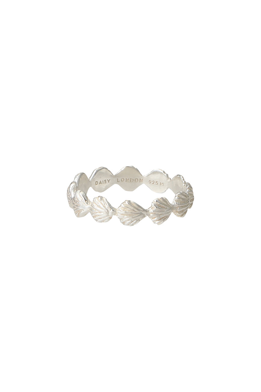 DAISY LONDON Shell Stacking リング (シルバー, M(11号~13号)) デイジー ロンドン ELLE SHOP DAISY LONDON Shell Stacking リング (シルバー, M(11号~13号)) デイジー ロンドン ELLE SHOP