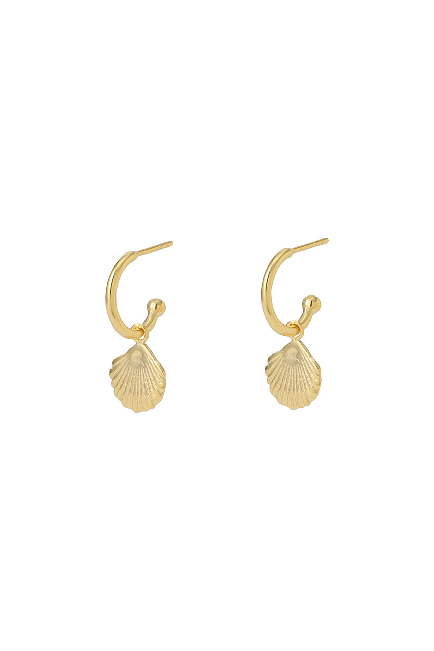 DAISY LONDON Shell Drop ピアス (ゴールド, F) デイジー ロンドン ELLE SHOP DAISY LONDON Shell Drop ピアス (ゴールド, F) デイジー ロンドン ELLE SHOP