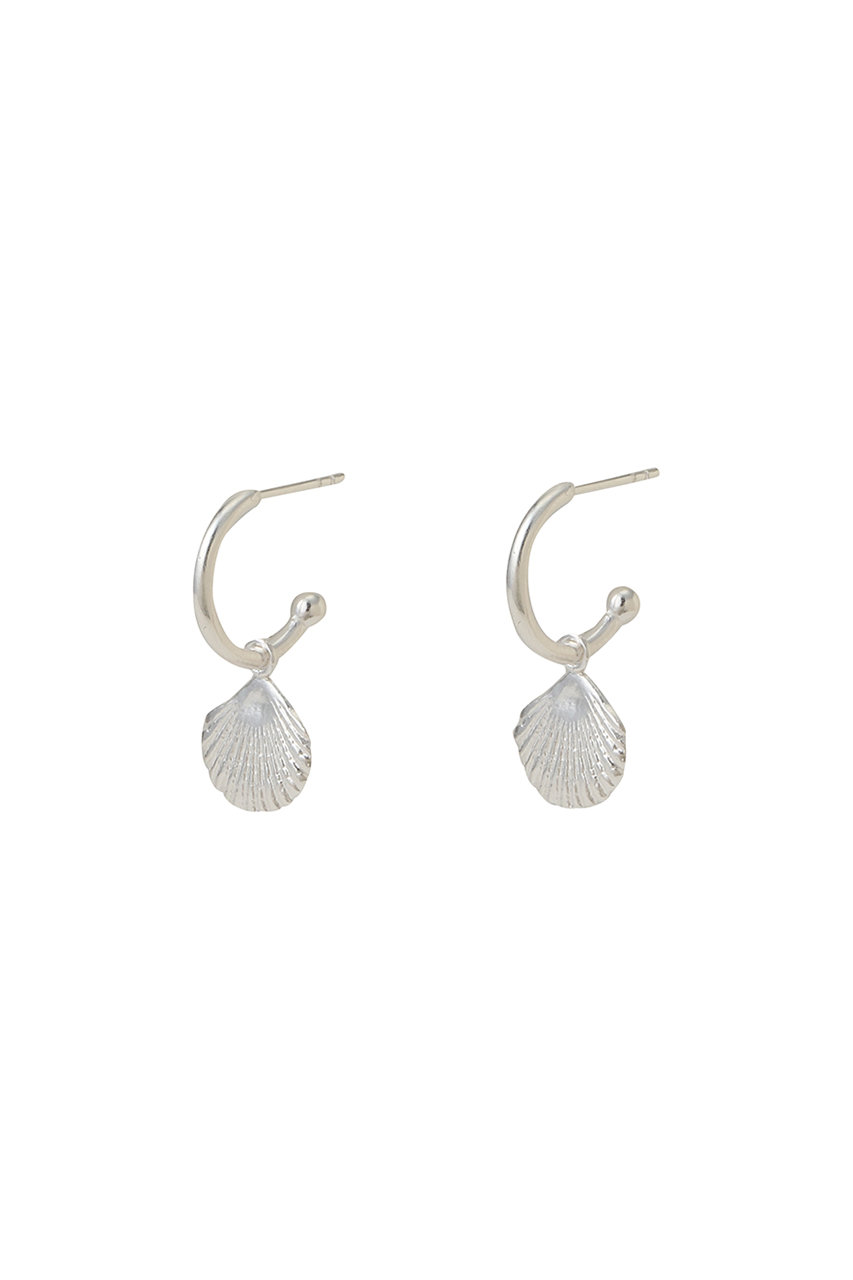 DAISY LONDON Shell Drop ピアス (シルバー, F) デイジー ロンドン ELLE SHOP DAISY LONDON Shell Drop ピアス (シルバー, F) デイジー ロンドン ELLE SHOP