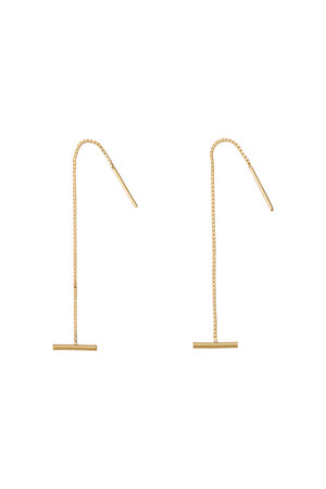 デイジー ロンドン/DAISY LONDONのEstee Lalonde T Bar Box Chain ピアス(150100/150101)