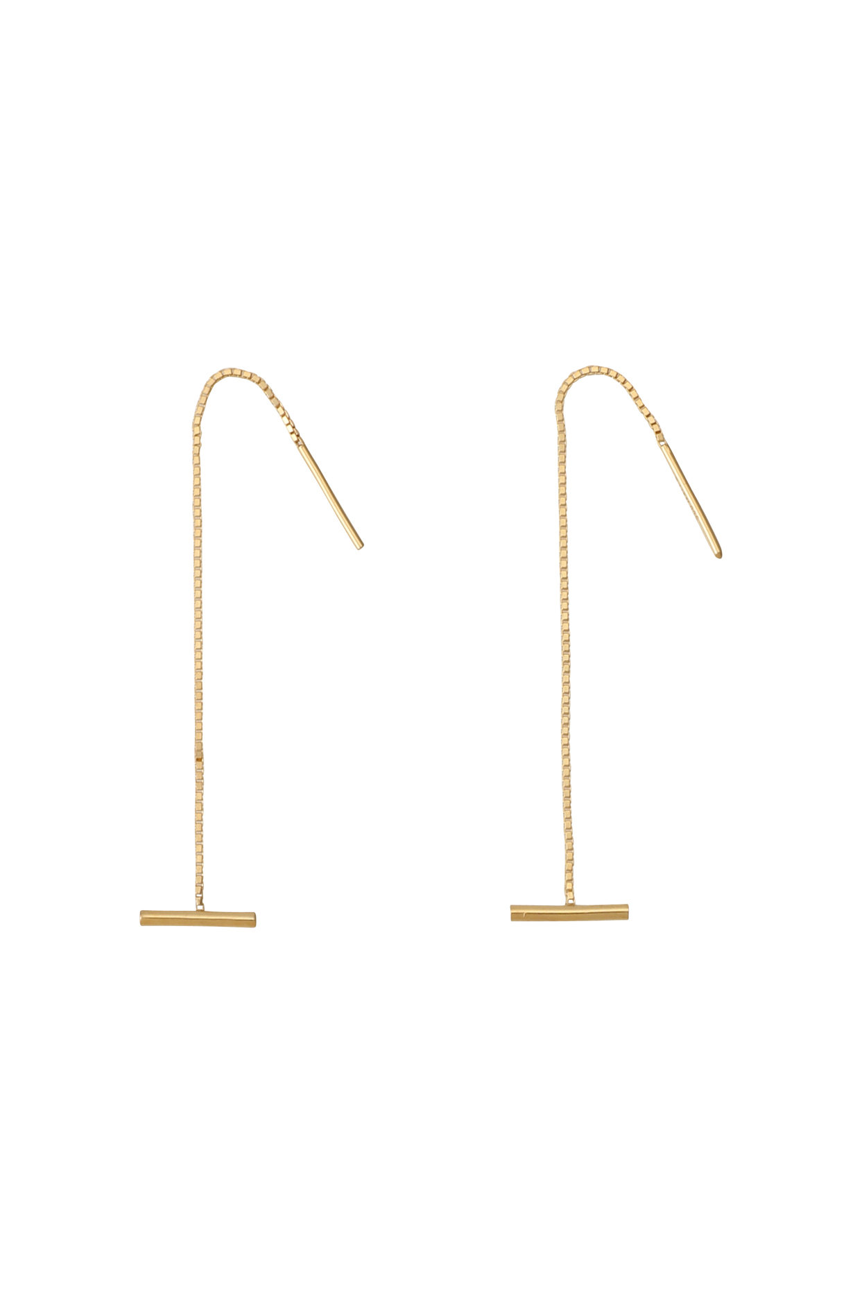 デイジー ロンドン/DAISY LONDONのEstee Lalonde T Bar Box Chain ピアス(ゴールド/3ELE34_GP)