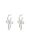 Daisy Bow Large Drop ピアス デイジー ロンドン/DAISY LONDON シルバー