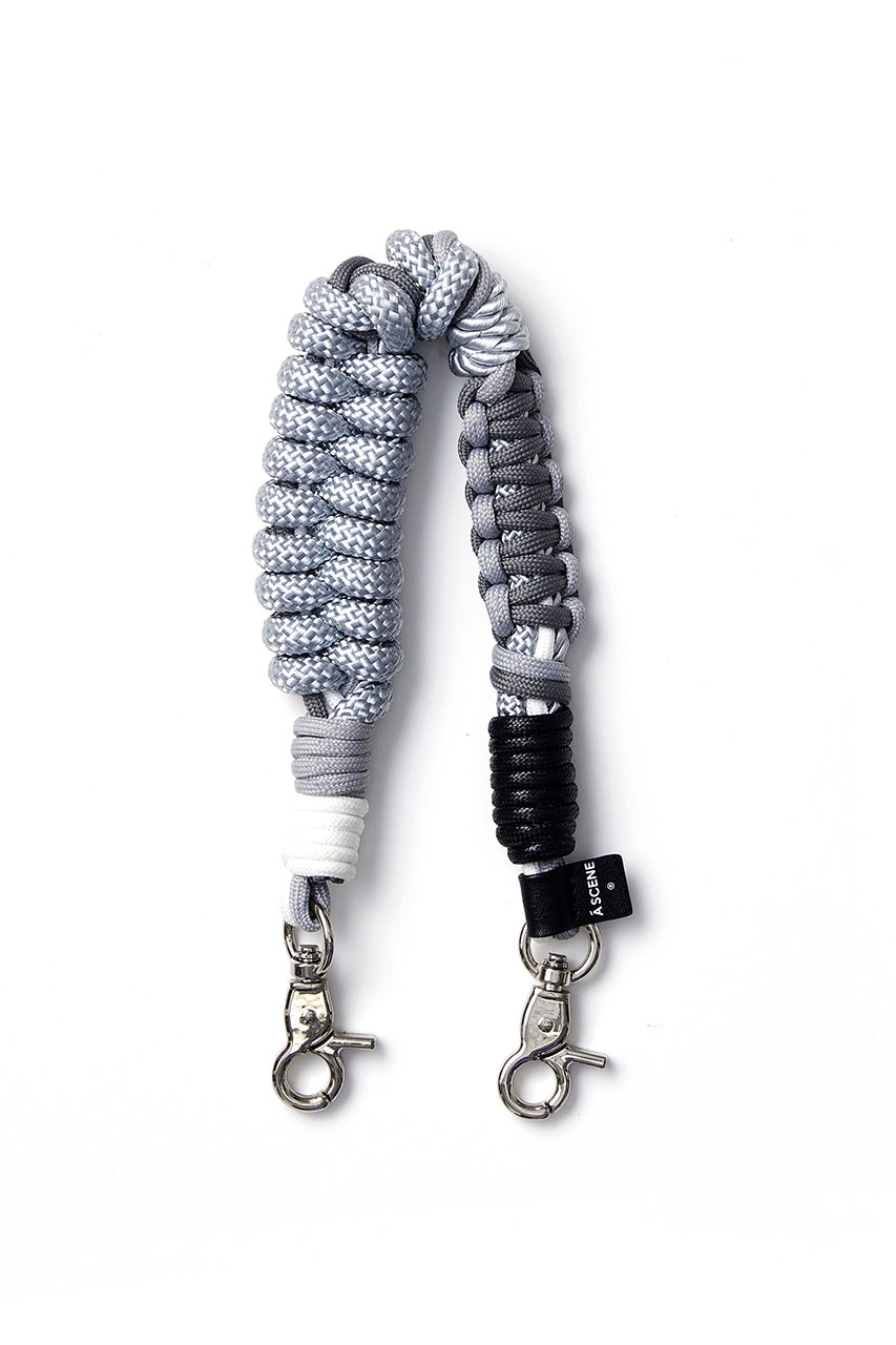 エーシーン/A SCENEのDesign paracord strap(シルバー/AS03_003)