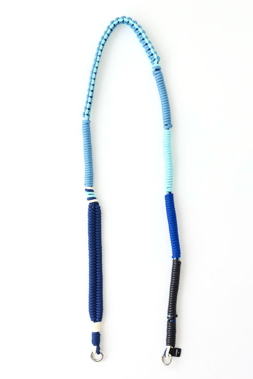エーシーン/A SCENEのDesign paracord shoulder(M)(ネイビー×ブルー/AS03_002)
