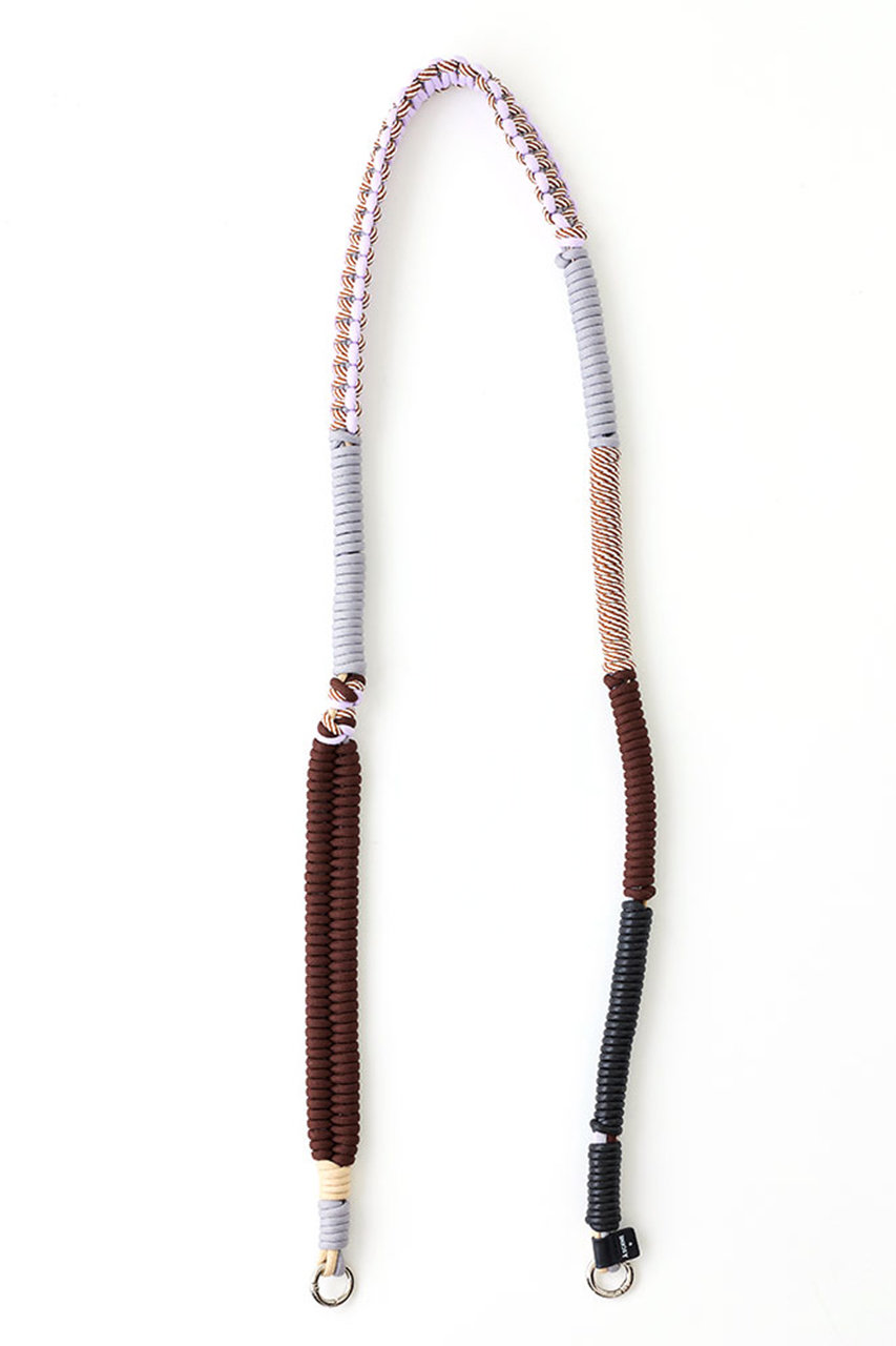 エーシーン/A SCENEのDesign paracord shoulder(M)(パープル×チョコ/AS03_002)