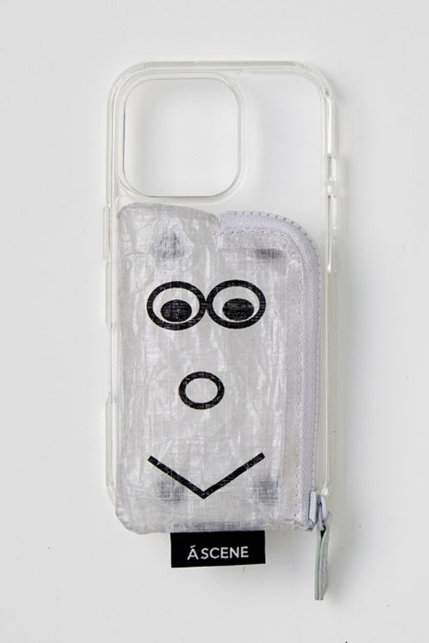 エーシーン/A SCENEの【予約販売】iPhone14/14Pro B&C Clear case with Dyneema -HIMAA-(ホワイト/HM02_001)