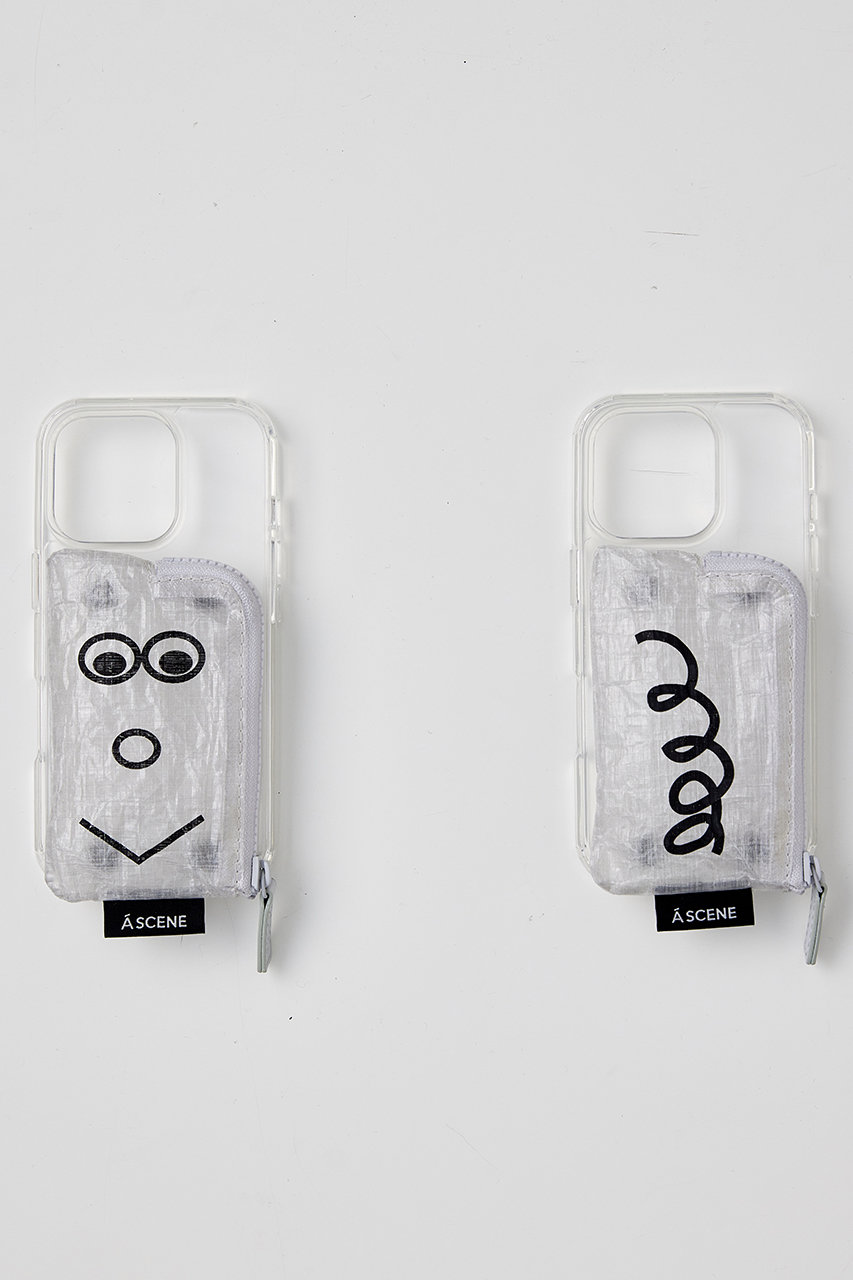 A SCENE(エーシーン)｜iPhone14/14Pro B&C Clear case with
