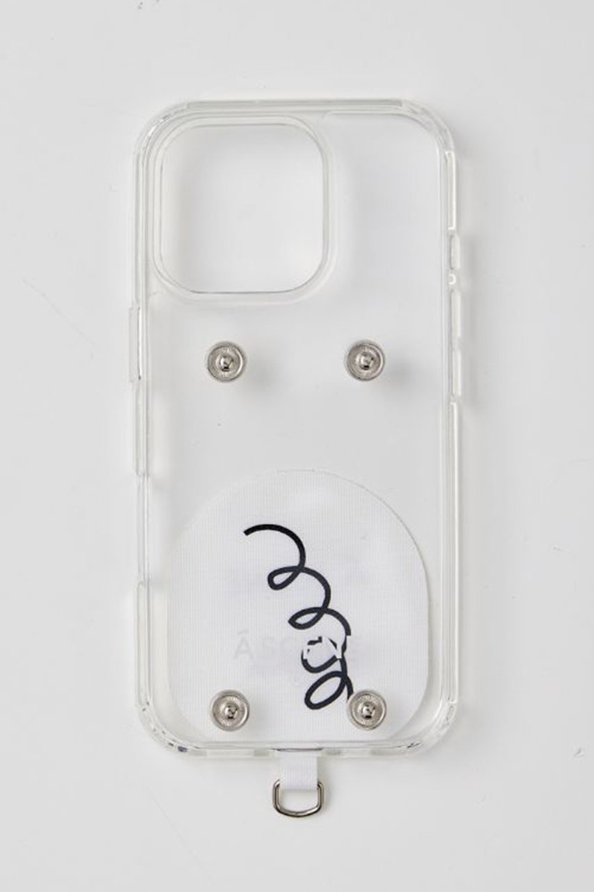 A SCENE エーシーン ajew エジュー HIMAA iPhone15 A SCENE エーシーン a scene B&C Clear case with DyneemaR