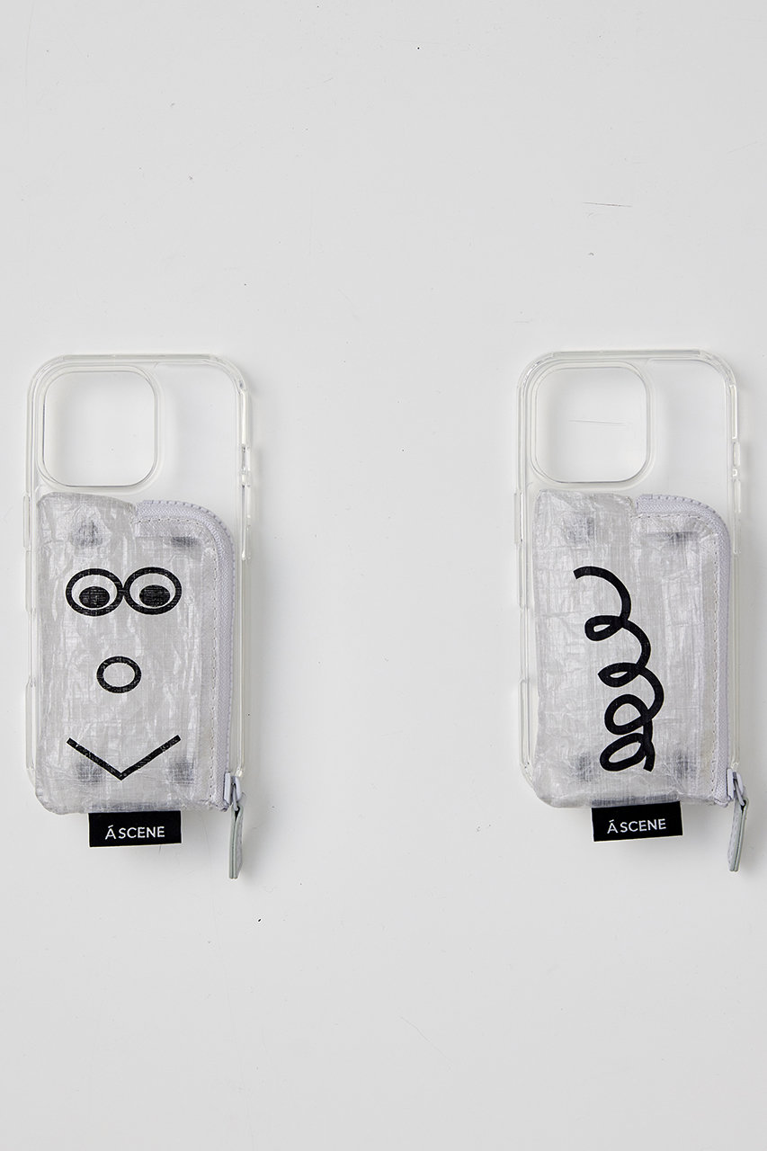 A SCENE(エーシーン)｜iPhone14/14Pro B&C Clear case with