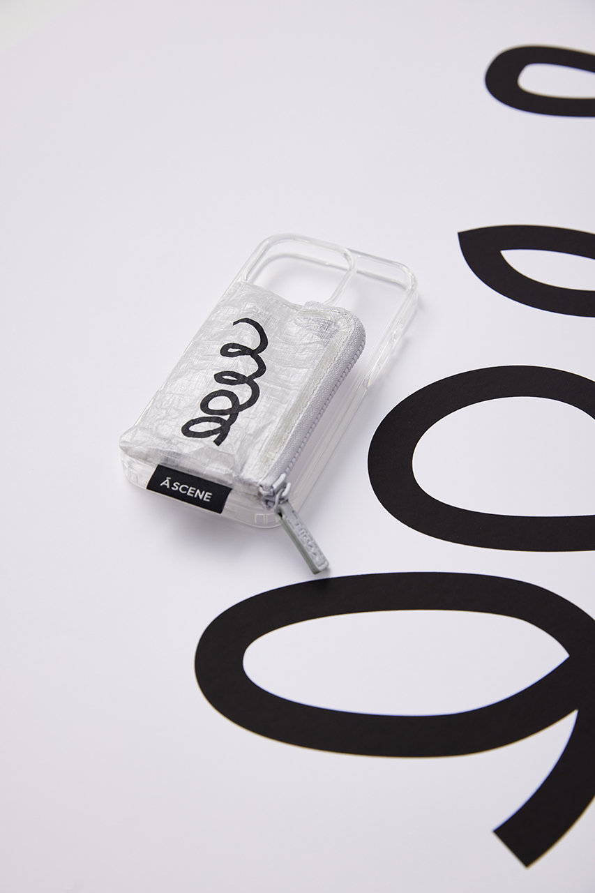 A SCENE(エーシーン)｜iPhone15/15Pro B&C Clear case with Dyneema