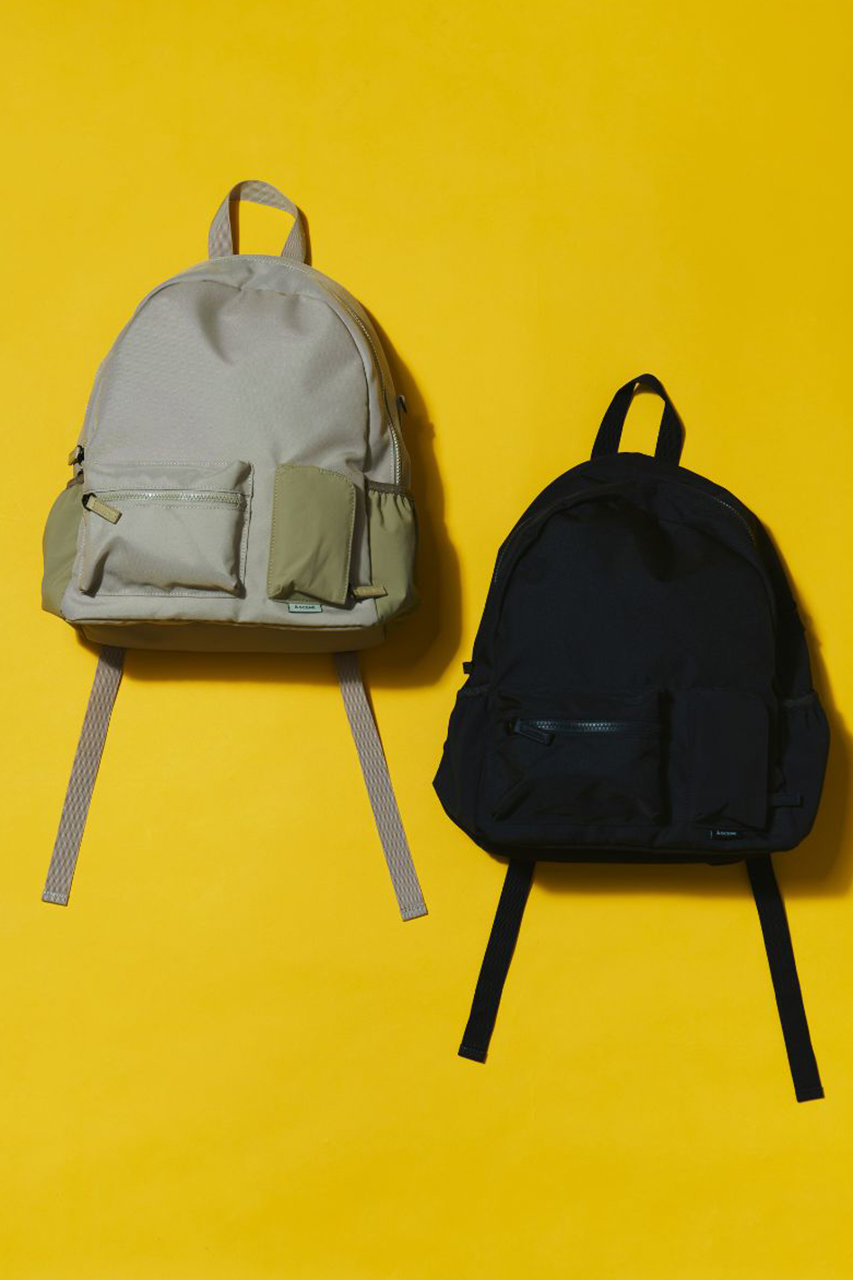 A scene ブラック　リュック A SCENE/エーシーン/Pocket day pack（バックパック/リュック