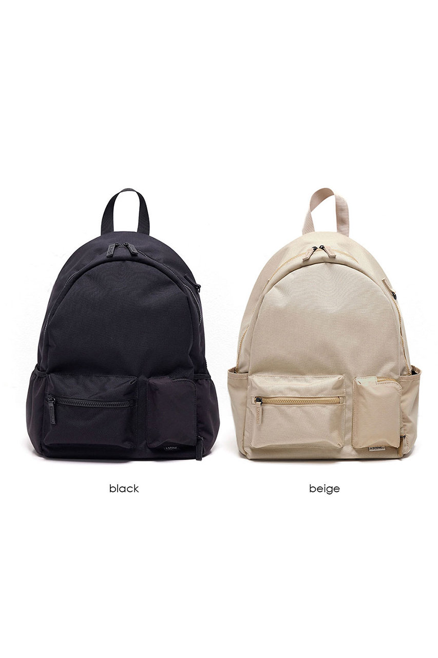シーン商品ページ A SCENE(エーシーン)｜Pocket day pack/ブラック の通販｜ELLESHOP