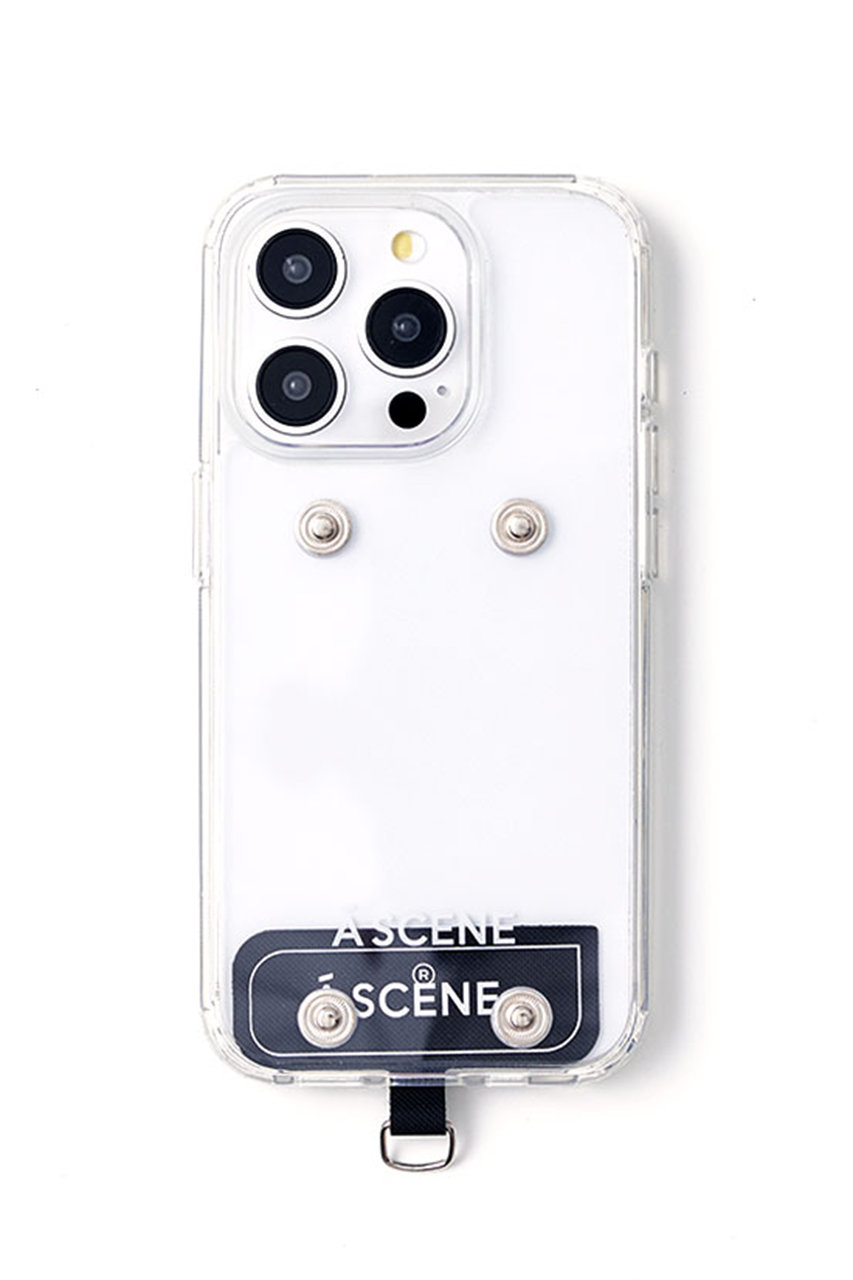 激安/新作 A SCENE(エーシーン)｜iPhone15/15Pro/15ProMax B&C PVC clear iPhoneアクセサリー