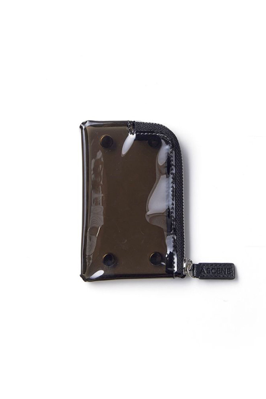 A SCENE B & C PVC clear case pocket (ブラック, one) エーシーン ELLE SHOP A SCENE B & C PVC clear case pocket (ブラック, one) エーシーン ELLE SHOP