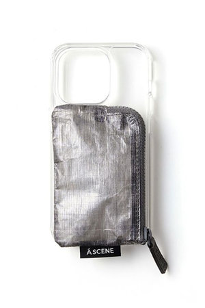 エーシーン/A SCENEのiPhone14/14Pro B&C clear case with Dyneema(141000/141001)