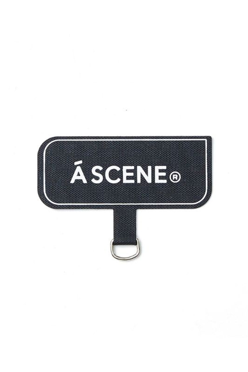 A SCENE / レザー / ショートストラップ / ホワイト A SCENE(エーシーン)｜Design paracord strap -leather