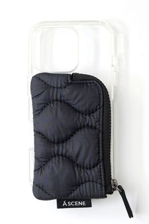 エーシーン/A SCENEのiPhone13/13Pro Quilt clear case(141000/141001)