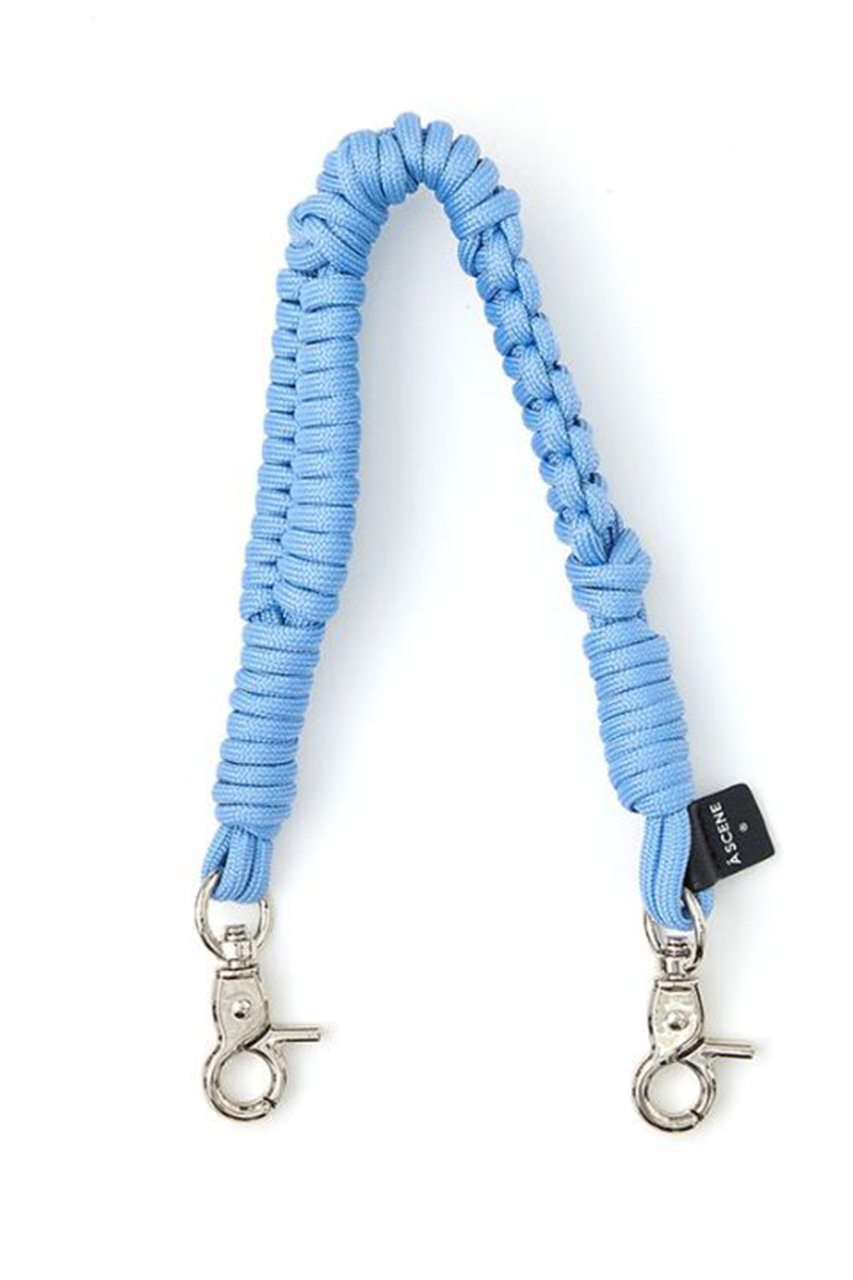 A SCENE Design paracord strap -plain- (ライトブルー, short) エーシーン ELLE SHOP A SCENE Design paracord strap -plain- (ライトブルー, short) エーシーン ELLE SHOP