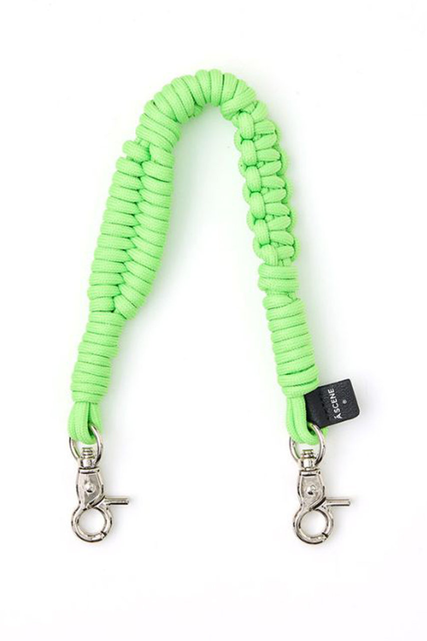 A SCENE Design paracord strap -plain- (ネオングリーン, short) エーシーン ELLE SHOP A SCENE Design paracord strap -plain- (ネオングリーン, short) エーシーン ELLE SHOP