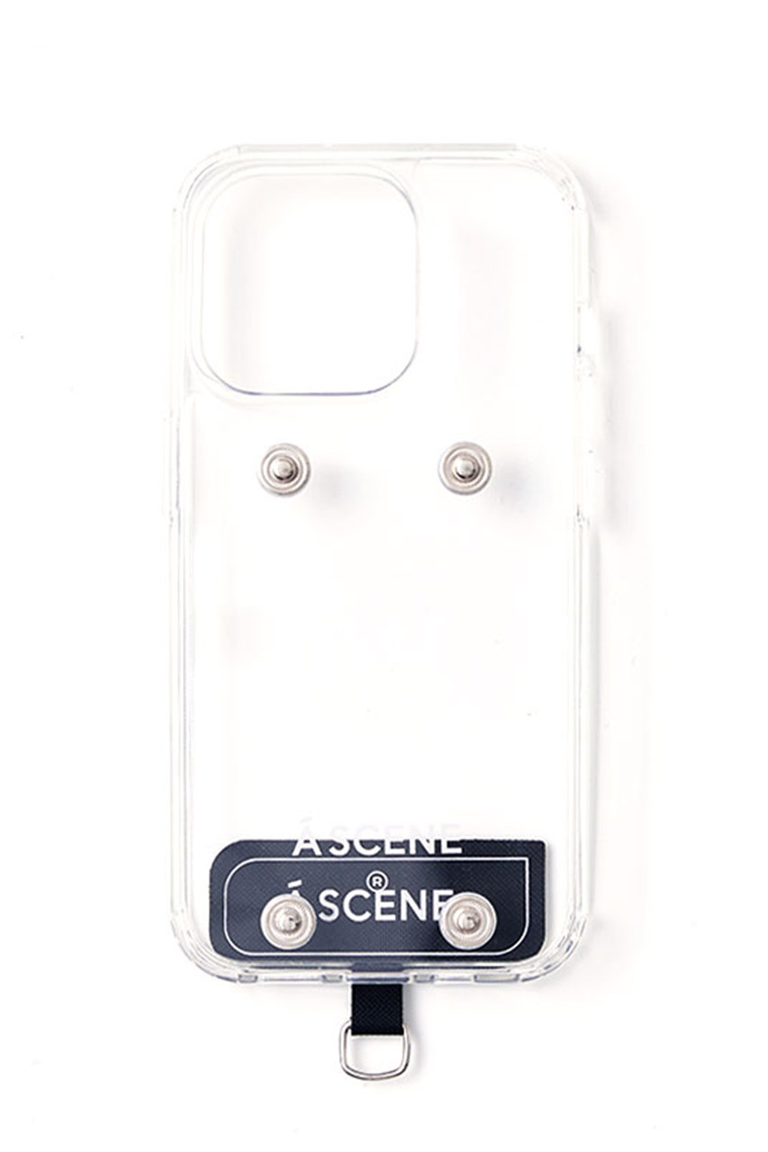 A SCENE(エーシーン)｜iPhone17/18 B&C PVC clear case/yellow の通販