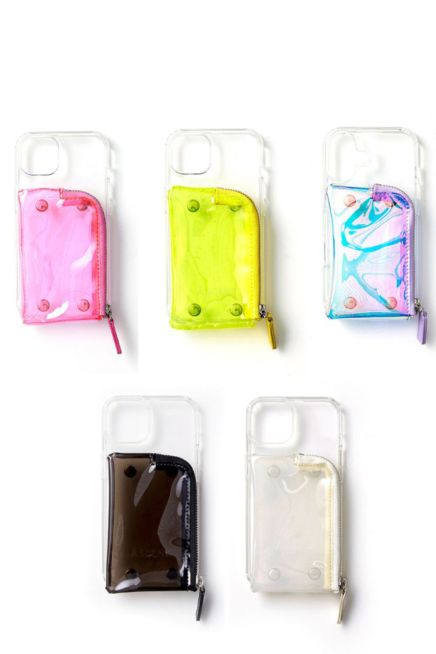 A SCENE(エーシーン)｜iPhone17/18 B&C PVC clear case/yellow の通販