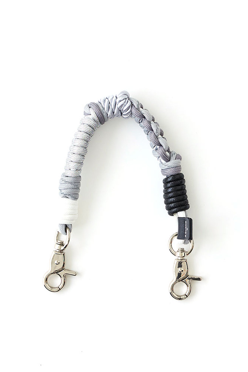 エーシーン/A SCENEのDesign paracord mini strap(silver/AS03_017)