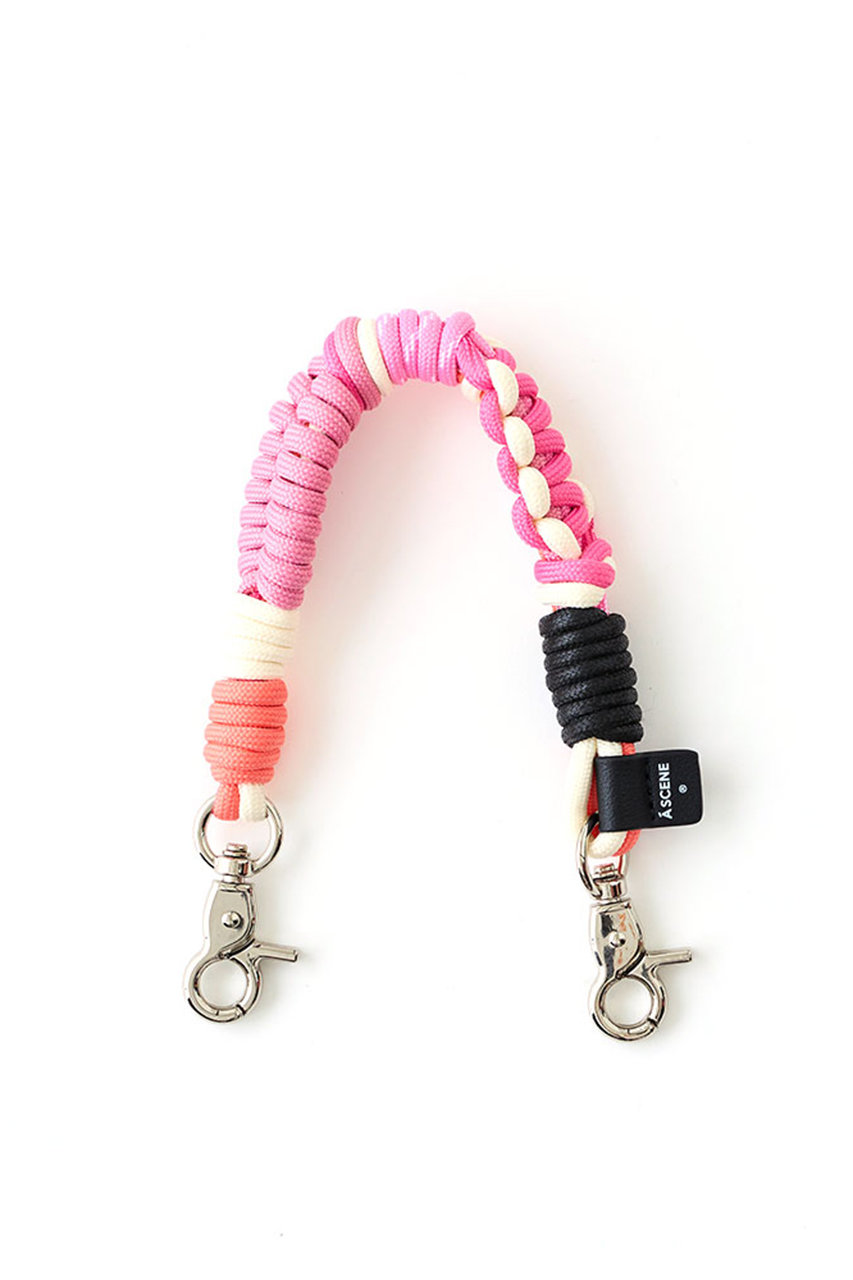 エーシーン/A SCENEのDesign paracord mini strap(pink/AS03_017)