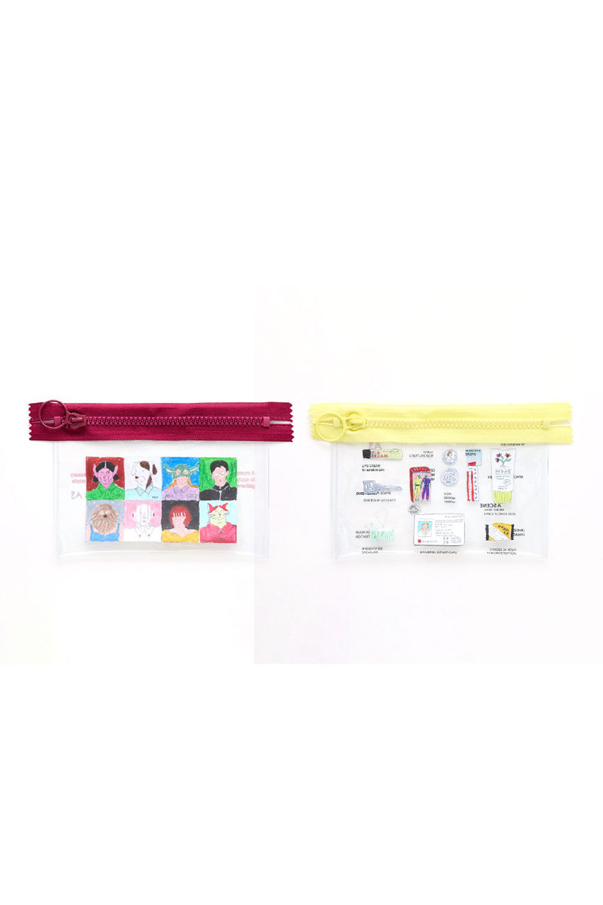 A SCENE(エーシーン)｜【CONVENIENCE YOUNG】PVC Clear case/burgundy