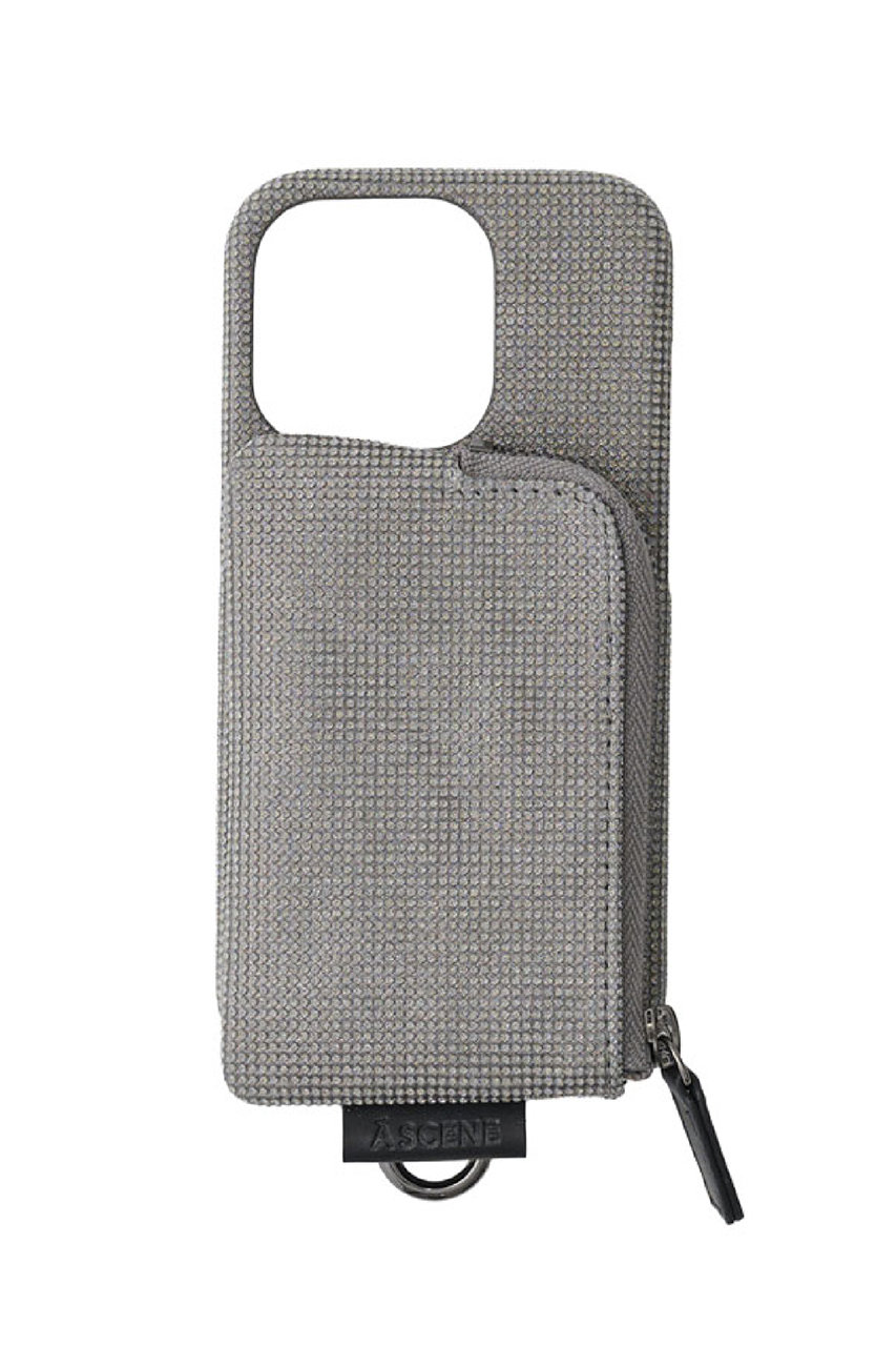 エーシーン/A SCENEのiPhone17/17Pro Kirakira case(black/AS02_047)