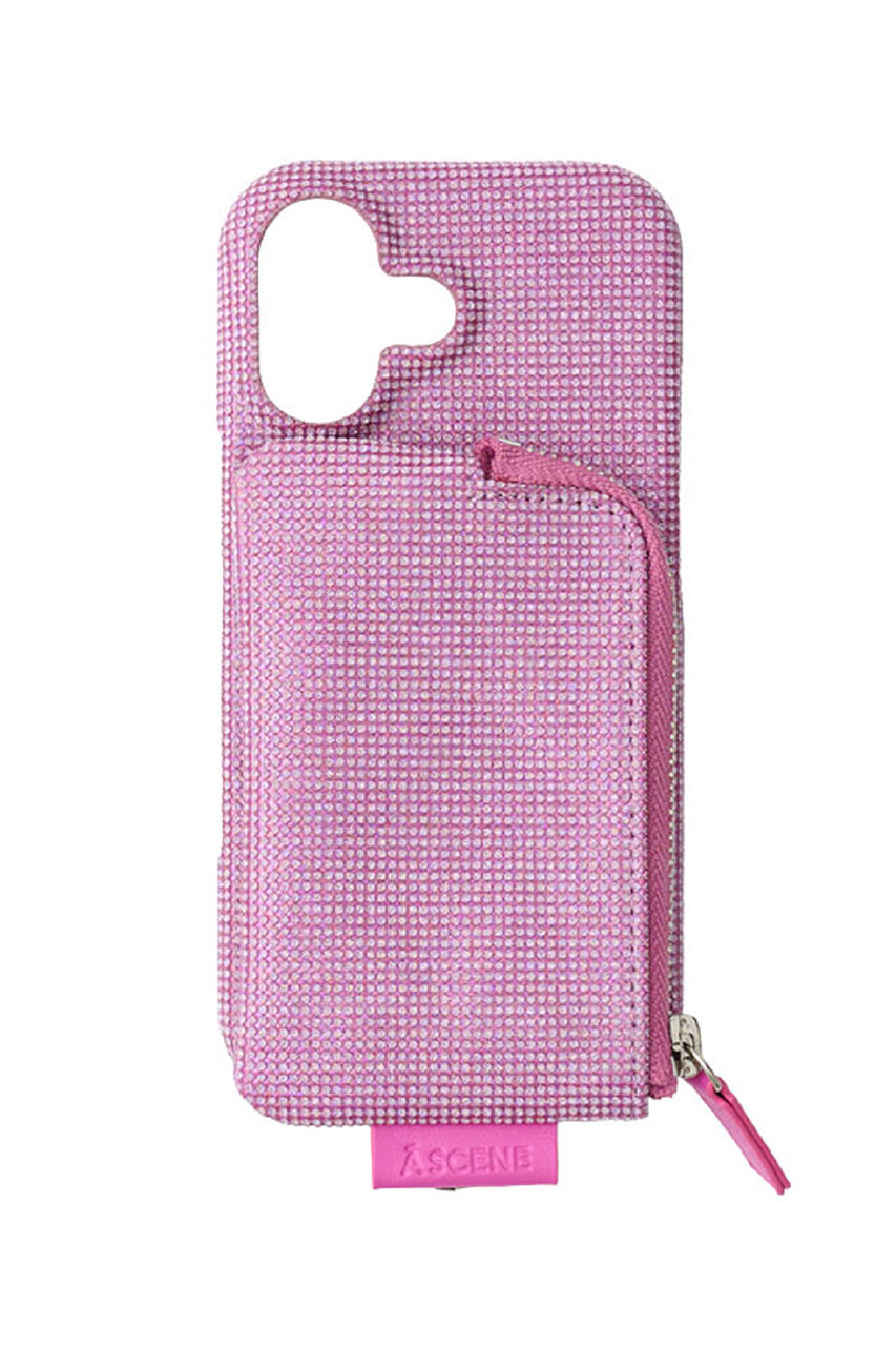 エーシーン/A SCENEのiPhone17/17Pro Kirakira case(pink/AS02_047)