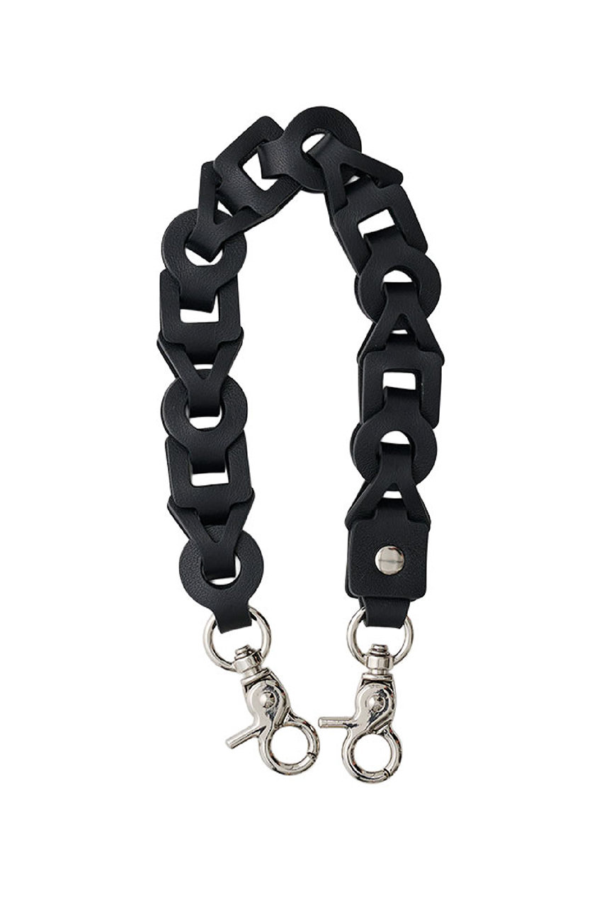 エーシーン/A SCENEのSpace leather strap(black/AS03_018)