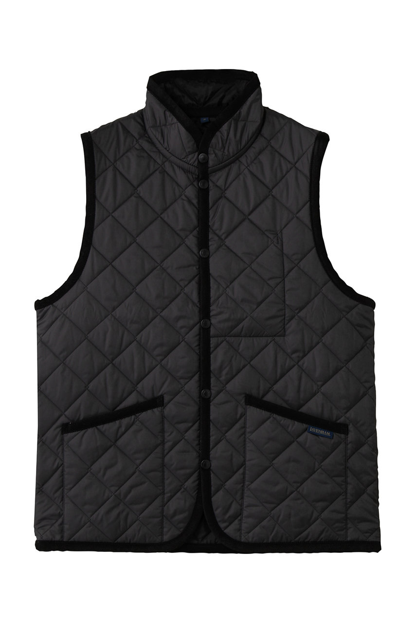 LAVENHAM 【MEN】MICKFIELD ベスト (ランプブラック, S) ラベンハム ELLE SHOP LAVENHAM 【MEN】MICKFIELD ベスト (ランプブラック, S) ラベンハム ELLE SHOP