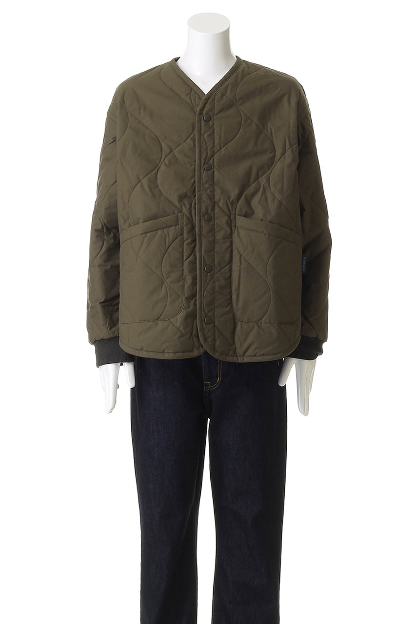 LAVENHAM(ラベンハム)｜【MEN】COTTON QUILT LINER ジャケット/カーキ
