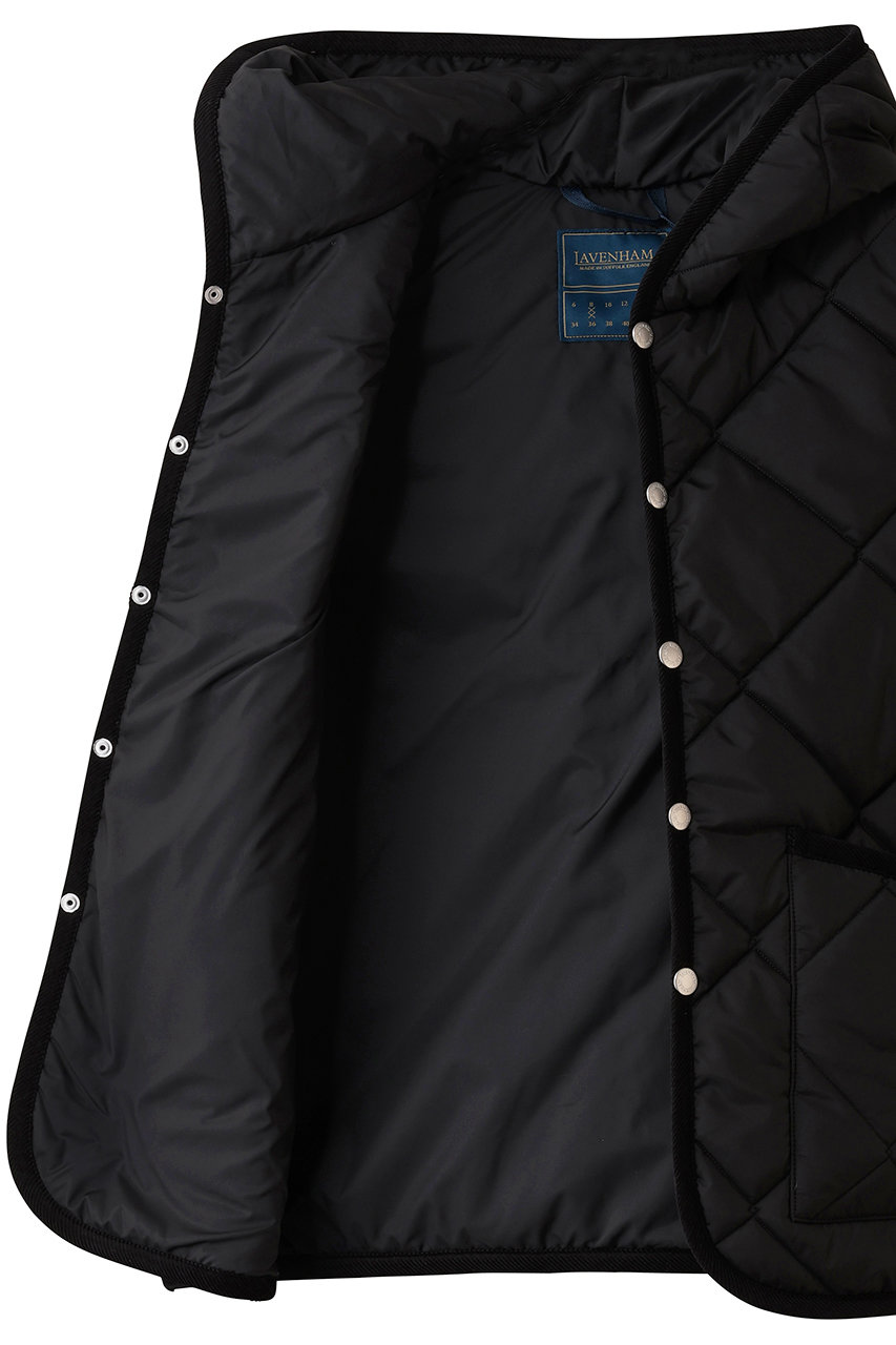 LAVENHAM(ラベンハム)｜BIG QUILT BARTON ベスト/ムーンビームシルバー