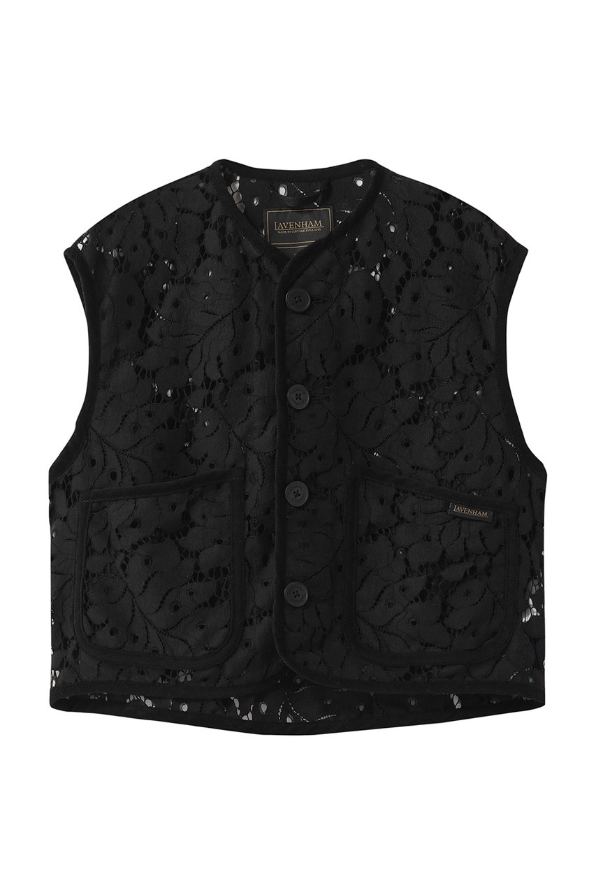 BLACK EDITION LACE CROPPED COCOON THORNHAM