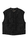 BLACK EDITION LACE CROPPED COCOON THORNHAM