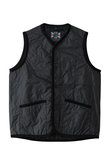 【MEN】<CLASSICS>UNWADDED THORNHAM キルティングジレ(中綿なし)