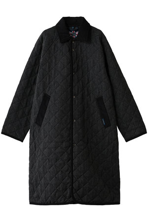 ラベンハム/LAVENHAMの【MEN】<CLASSICS>WOOL CHANTRY キルティングロングコート(チンストラップ付き)(110900/110903)