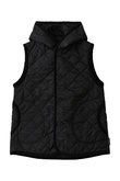 <CLASSICS>LIGHTWEIGHT BARTON フード付き キルティングジレ