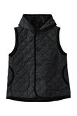 <CLASSICS>LIGHTWEIGHT BARTON フード付き キルティングジレ