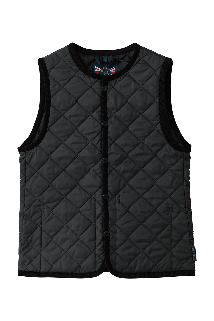 LAVENHAM CORNARD インナーキルティングジレ (ランプブラック, 10) ラベンハム ELLE SHOP