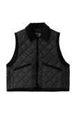 <CLASSICS>CROPPED RAYDON 襟付き キルティングジレ