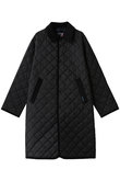 <CLASSICS>CHANTRY キルティングロングコート(チンストラップ付き )