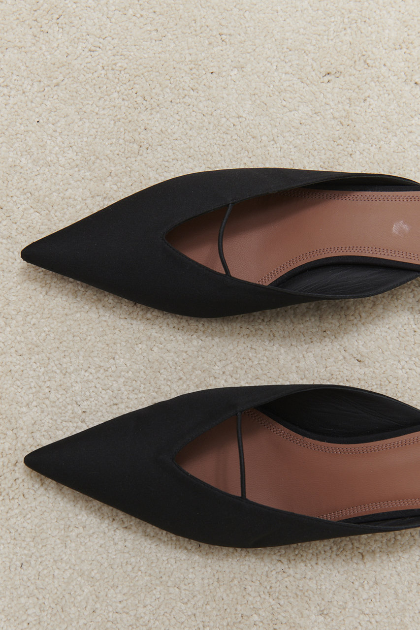 NEOUS(ネウス)｜MATAR 40 サテンミュール/ブラック の通販｜ELLESHOP