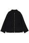リバーシブル ウール ジップコート ミラ ショーン バイ チカ キサダ/mila schon by chika kisada ブラック×ネイビー