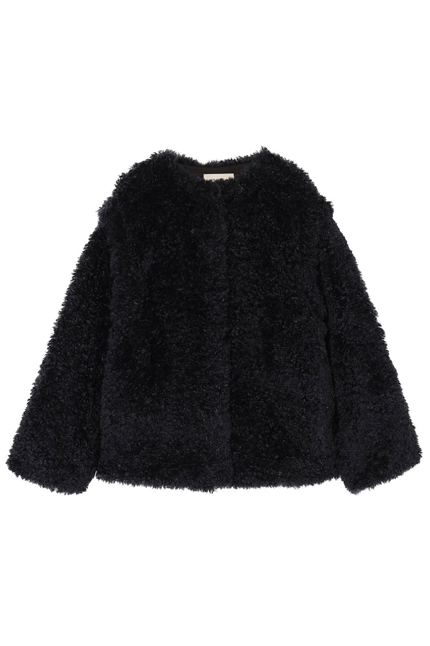 フェイクファー ボア 2WAYブルゾン