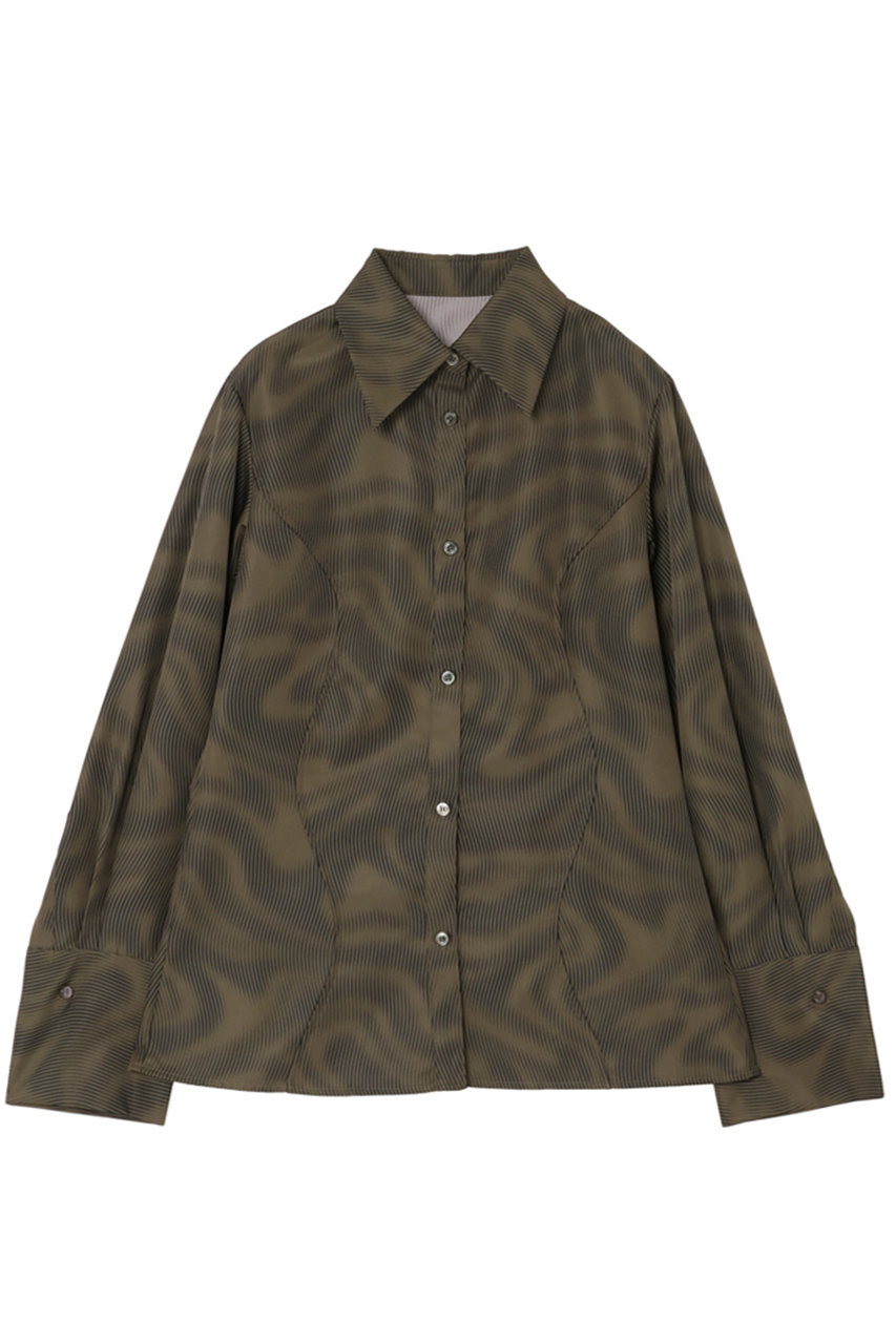 ミラ ショーン バイ チカ キサダ/mila schon by chika kisadaのオリジナルプリント シャツ(プリント/506-41805)