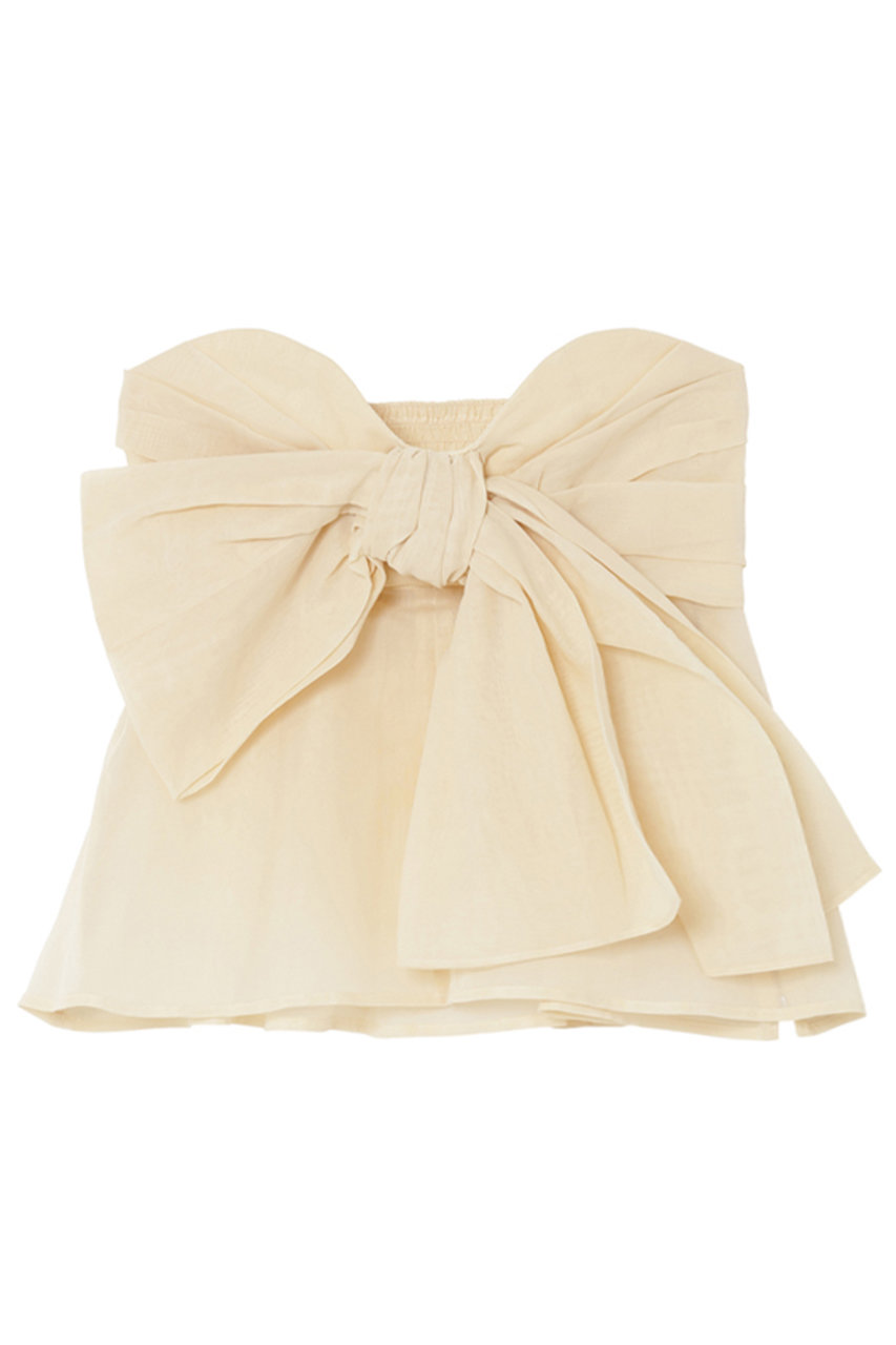 コットン オーガンジー ビスチェ